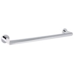 Gedy 5121-45-13 18 Inch Polished Chrome Towel Bar